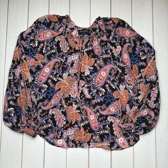Minkpink Boho Paisley Print Top - Picture 10 of 12